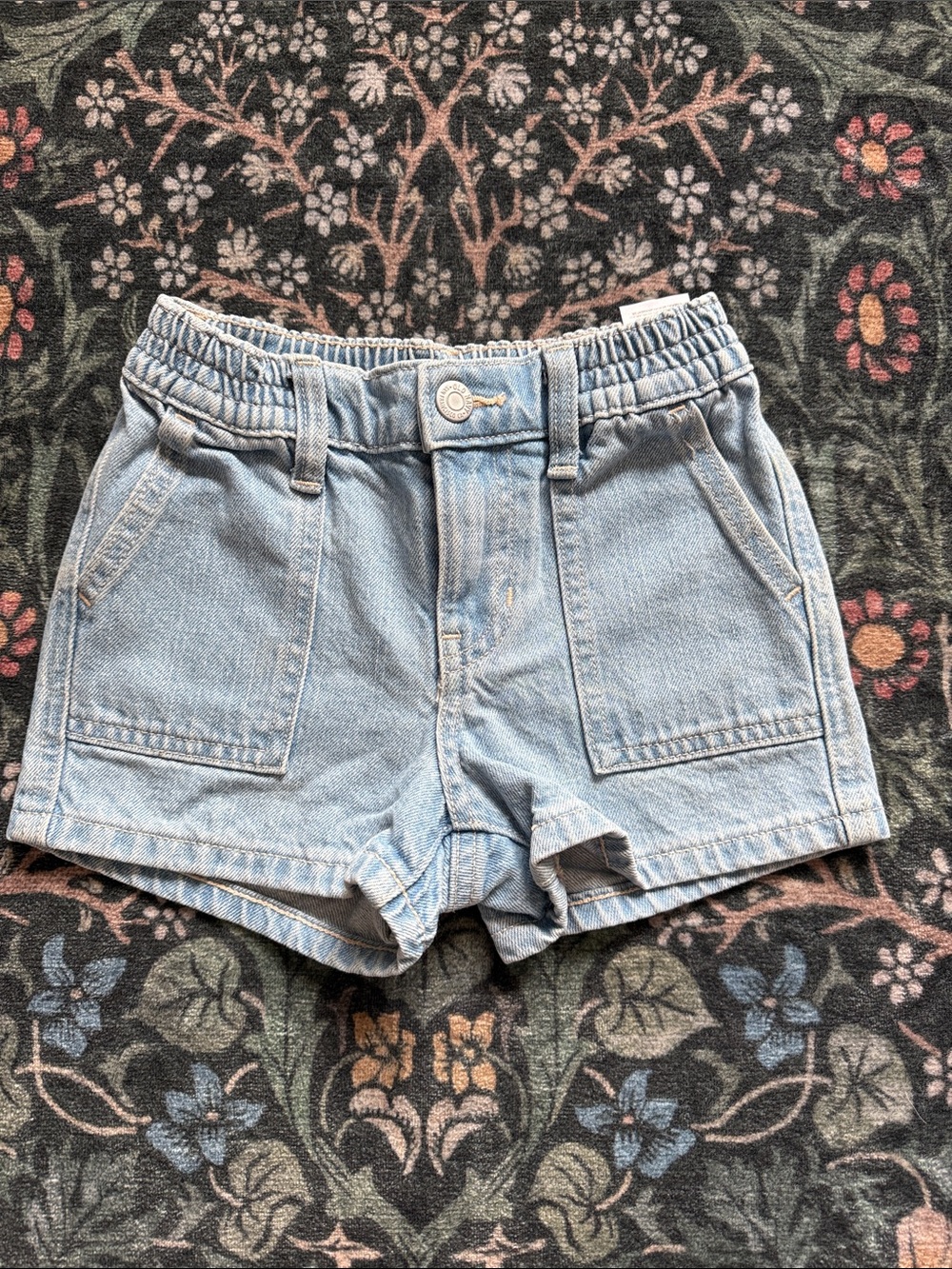 Girls Denim Shorts with Elastic Waistband Size xs/5
